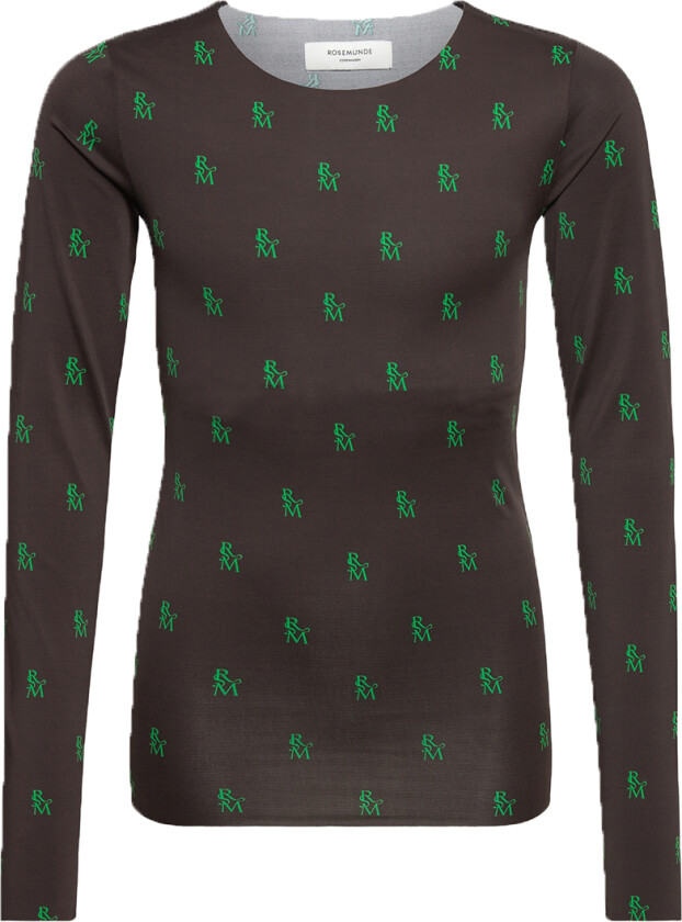 Genser - Rsmn Monogram Green Trykk - - 12 år (152) - Genser