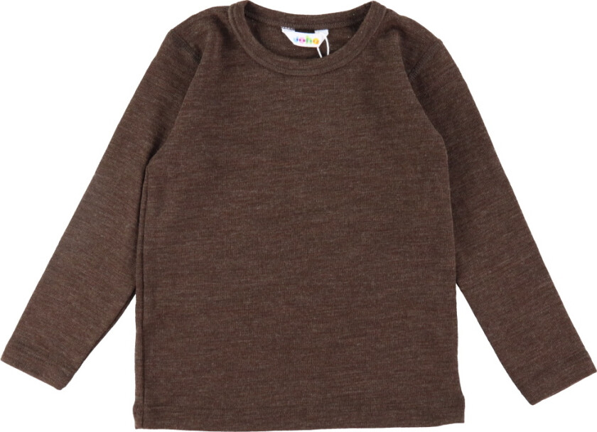 Genser - Ull - Mørk Brun - - 140 - Genser