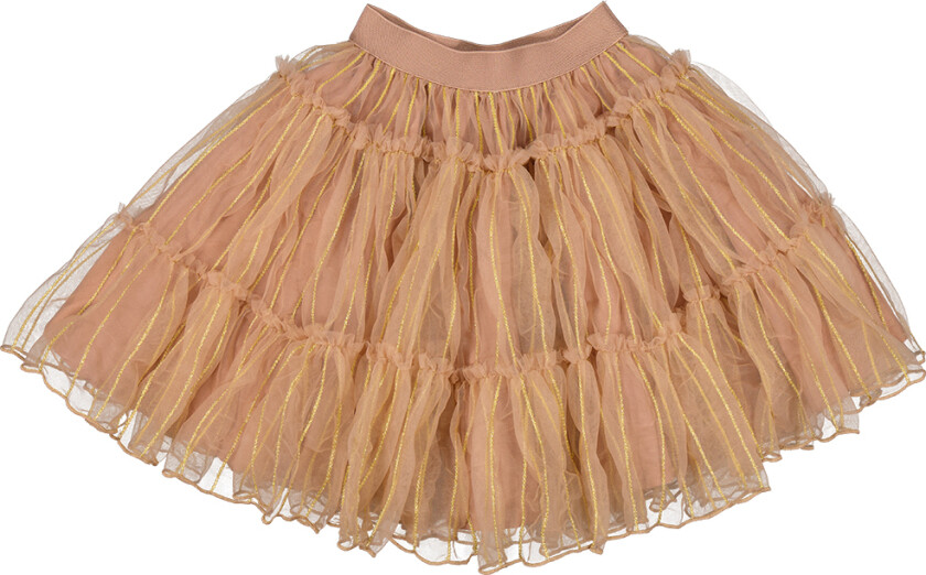 Tyllskjørt - Shakira - Gold Broderi - - 4-5 år (104-110) - Skjørt