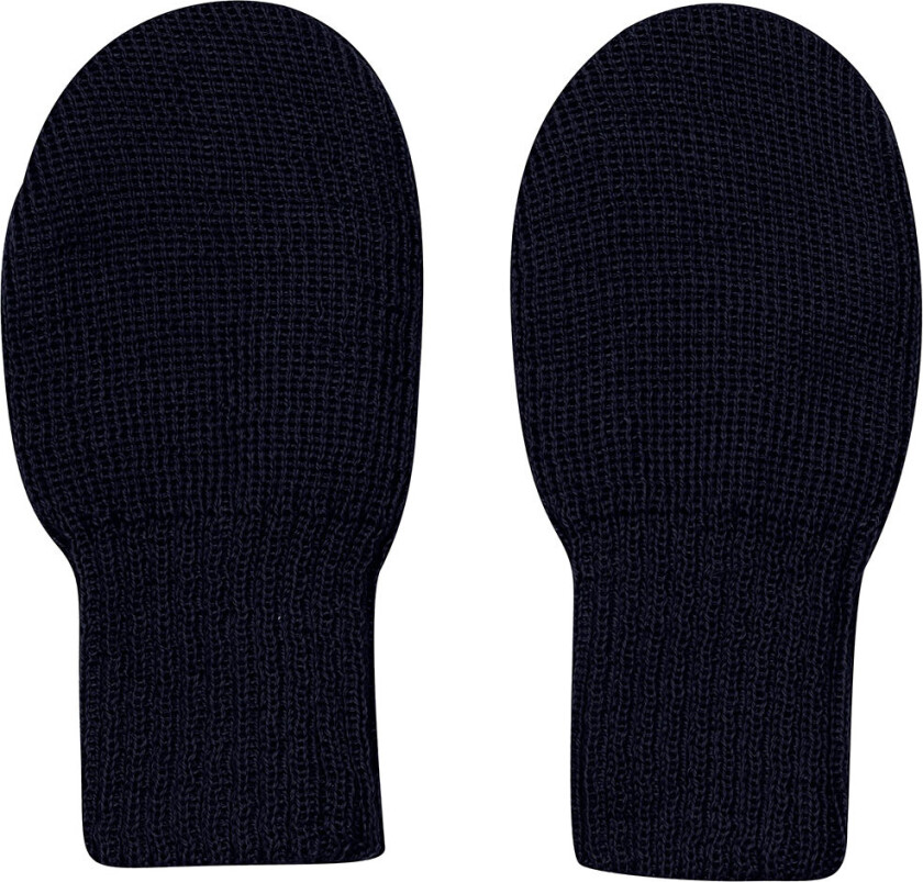 Votter - Ull - Strikk - Dark Navy - - 50/56 - Votter