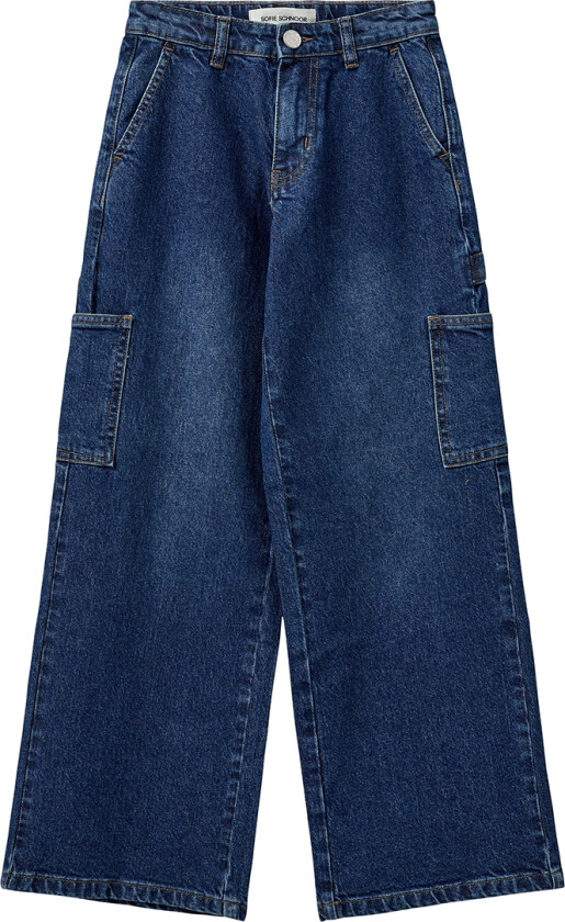 Jeans - Gitter - Denim Blue - - 12 år (152) - Jeans