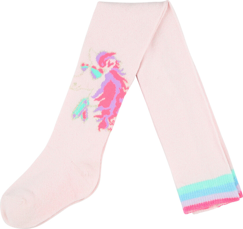 Strømpebukser - Rosa Pale/Glitter - - 35/37 - Strømpebukser