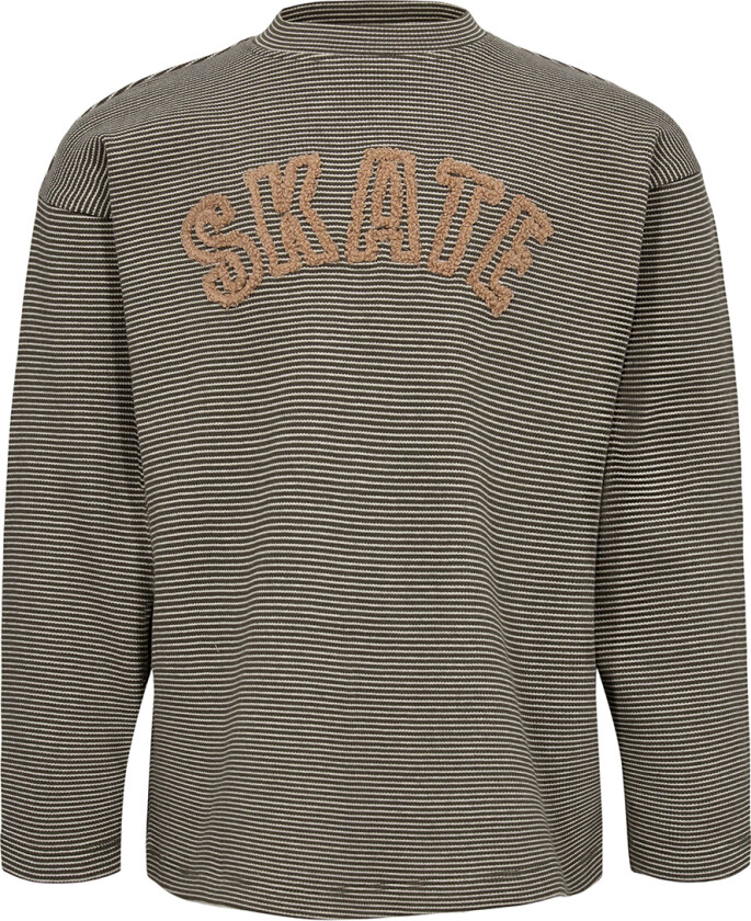 Genser - Seth - Forest Green m. Striper/Trykk - - 5 år (110) - Genser