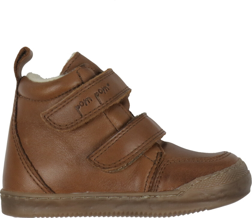 Vintersko - Sneaker Wool Booty - Dark Camel m. Fôr - - 23 - Vinterstøvler