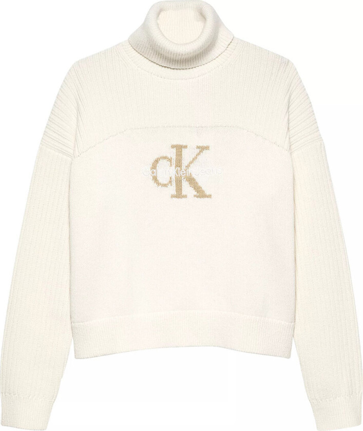 Genser - Strikk - Monologo Rollneck - Ivory - - 10 år (140) - Genser