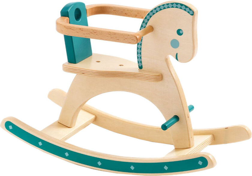 Gyngehest Til Dukker - Ved - - OneSize - Dukketilbehør