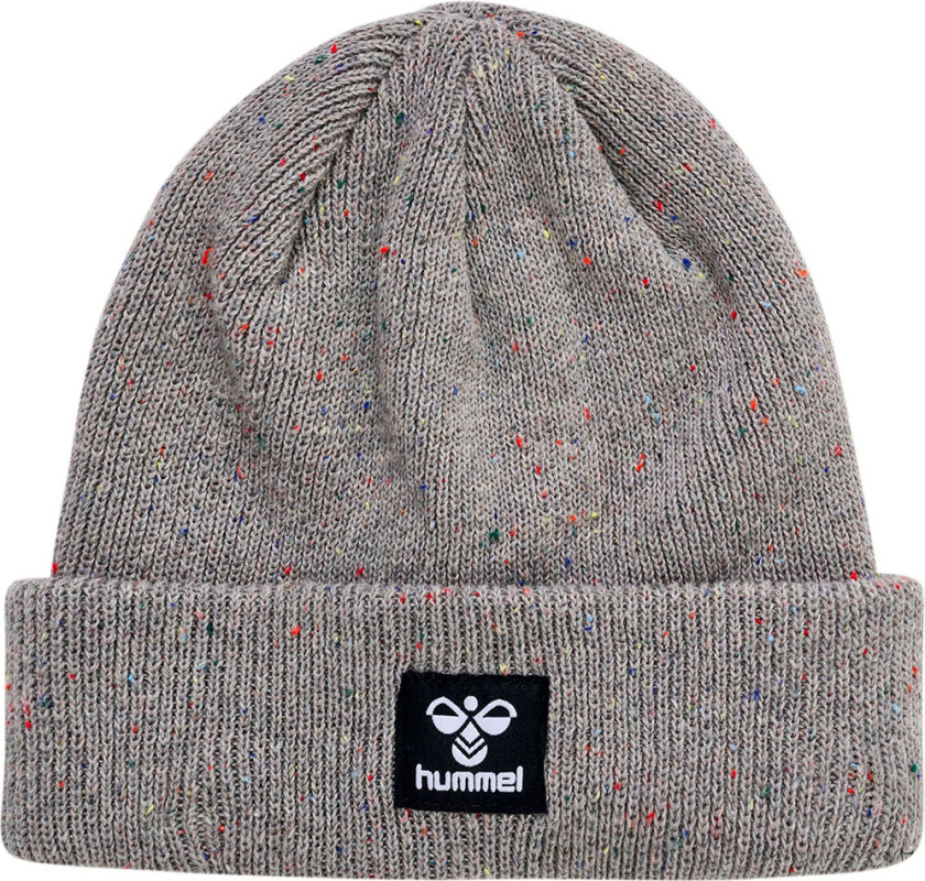 Lue - HmlStone - Strikk - Grey Melange - - OneSize - Lue