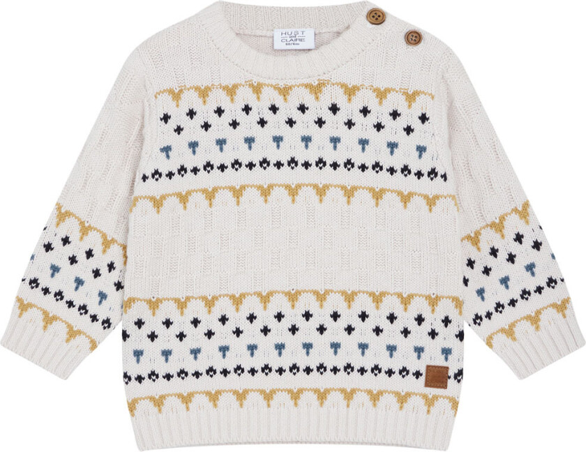 Genser - Strikk - Pilou - Havremelk - - 2 år (92) - Genser