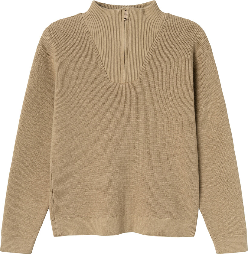 Genser - Strikk - Noos - NkmNesolle - Weathered Teak - - 6 år (116) - Genser