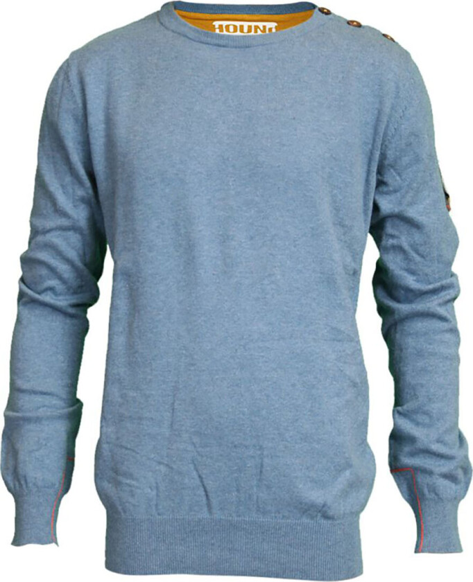 Genser - Strikk - Dusty Blue Melange - - 10 år (140) - Genser