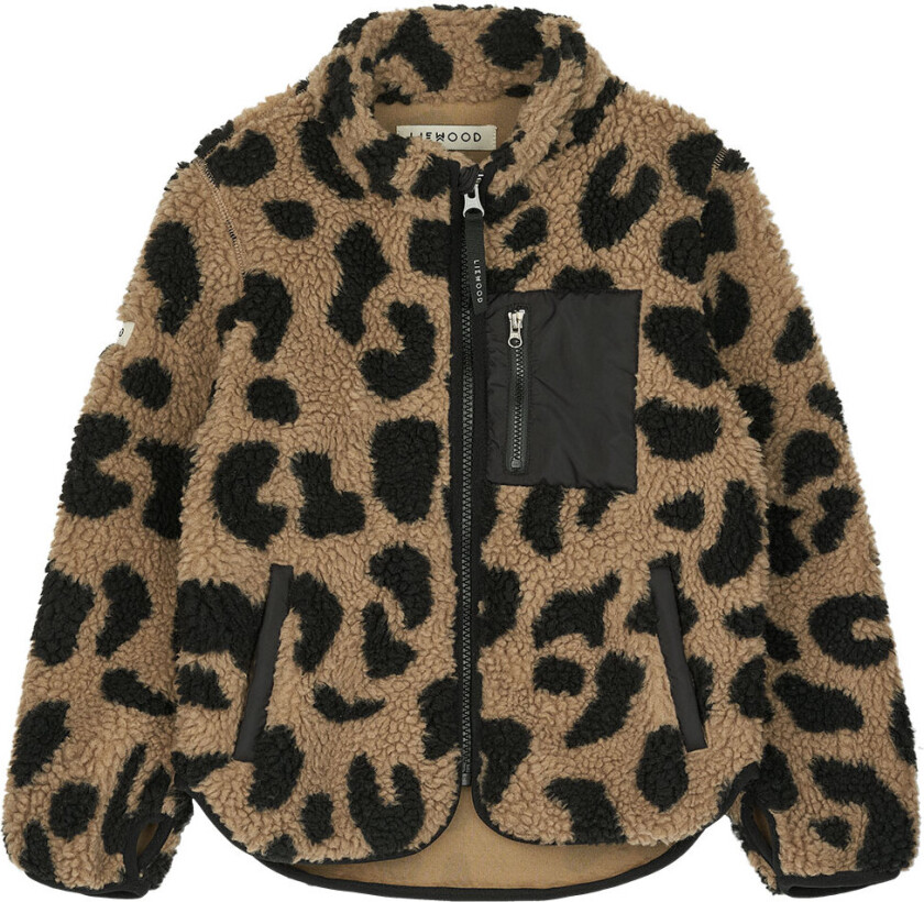 Fleecejakke - Nolan - MEGA Leo/Oat Mix - - 5 år (110) - Fleecejakke