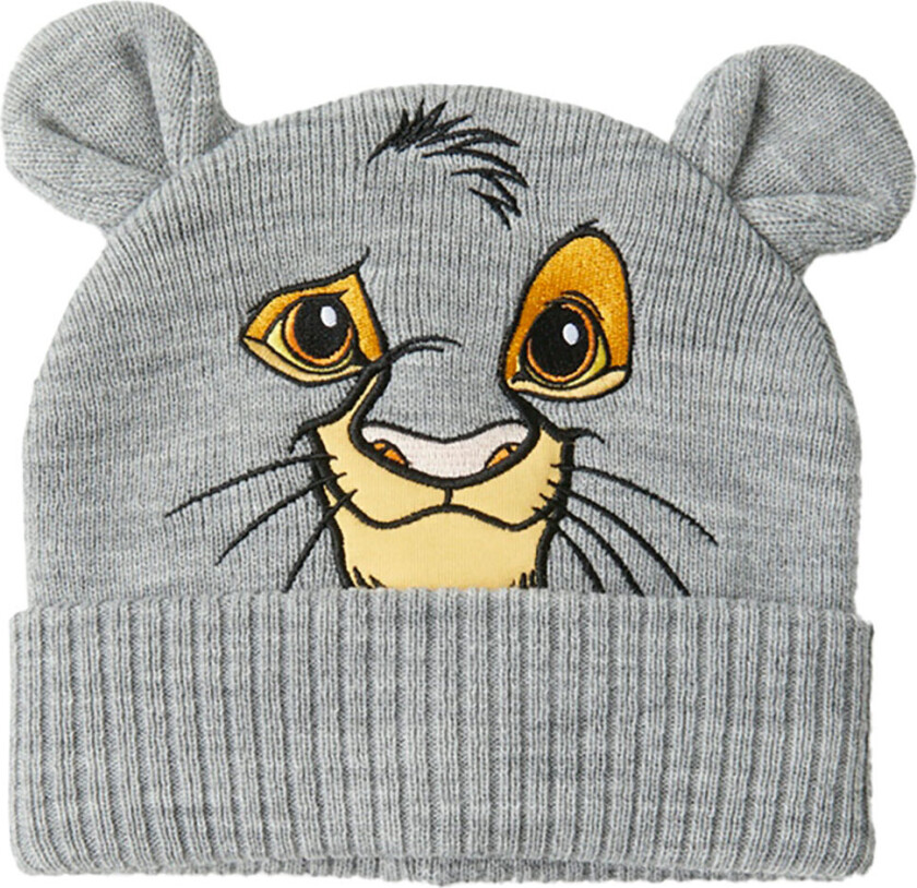 Lue - Strikk - NmmJurgen - Grey Melange - - 50-51 cm - Lue