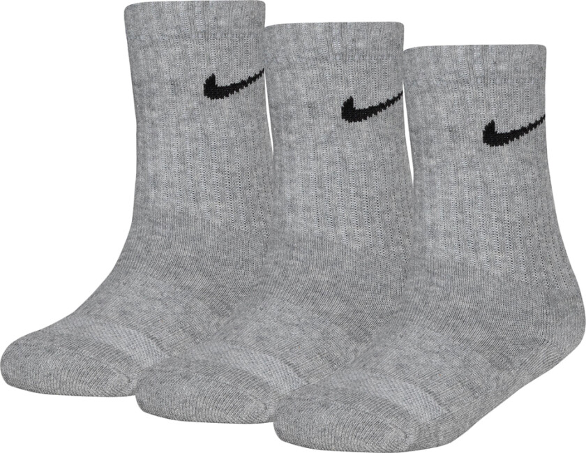 Sokker - Polstret - Dri-Fit - 3-pack - Grå - - 23,5/27 - Sokker