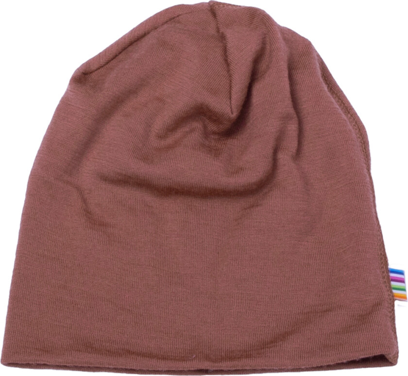 Lue - Ull - 2-lags - Rød/Brun - - 50 cm - Lue