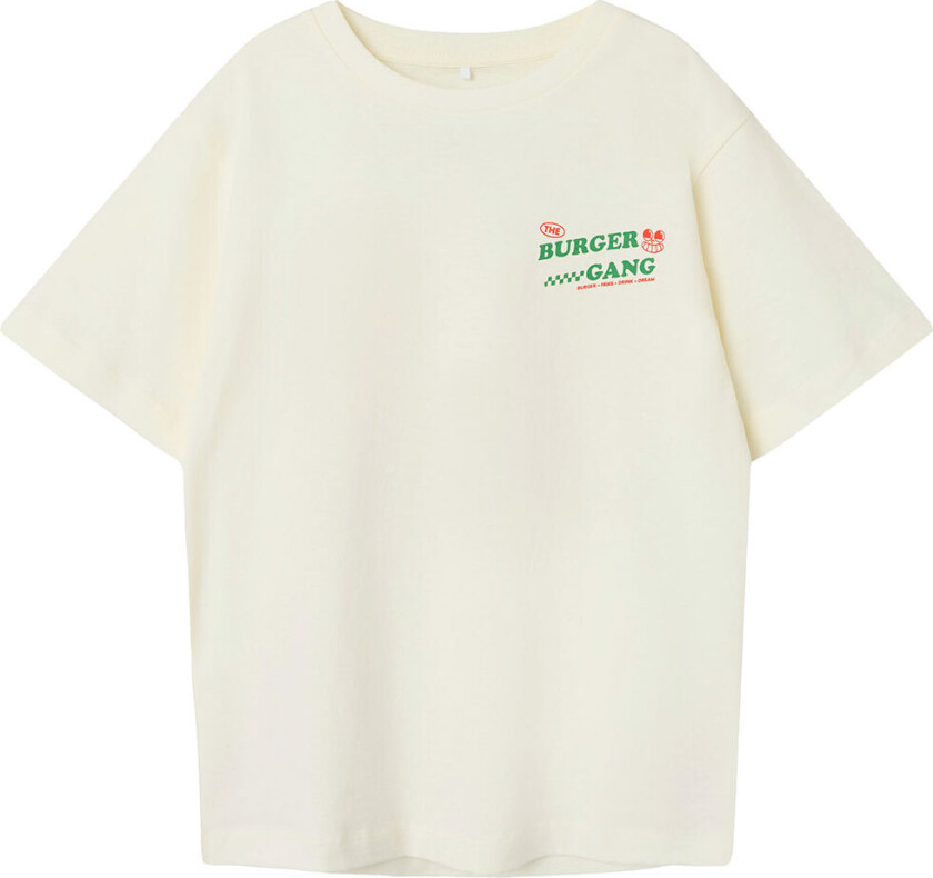 T-skjorte - NkmOveryn - Cloud Danser/burger - - 9-10 år (134-140) - T-skjorte