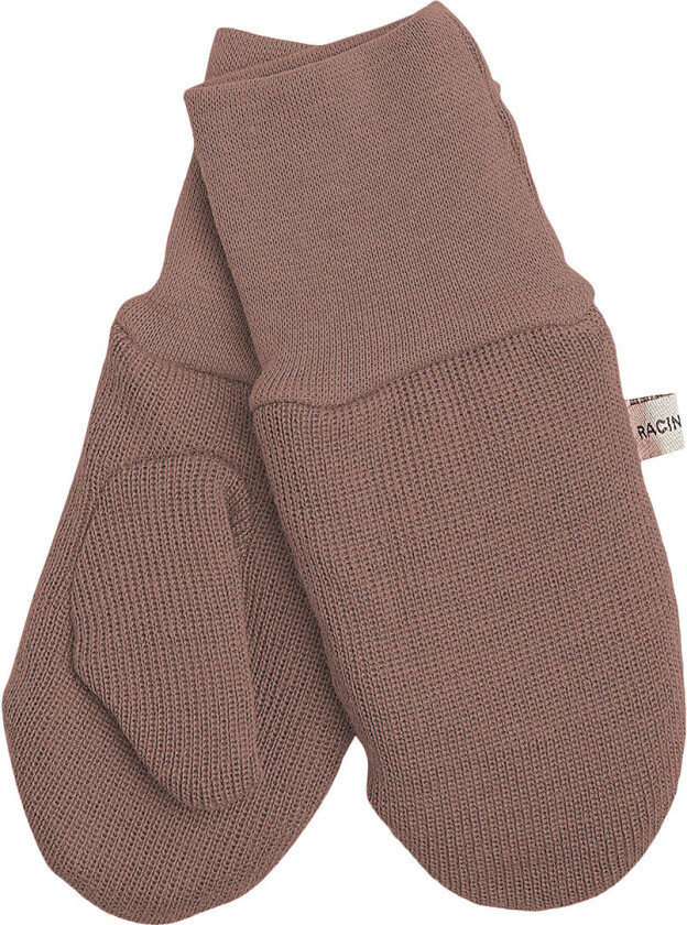 Votter - Ull/Bomull - Rose Brown - - 4-6 år (104-116) - Votter