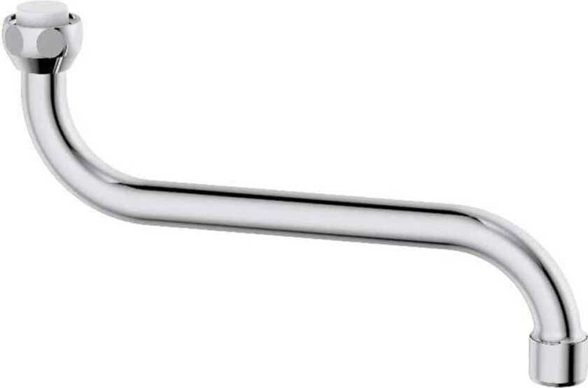 Azur Utløpstut Krom / 21cm