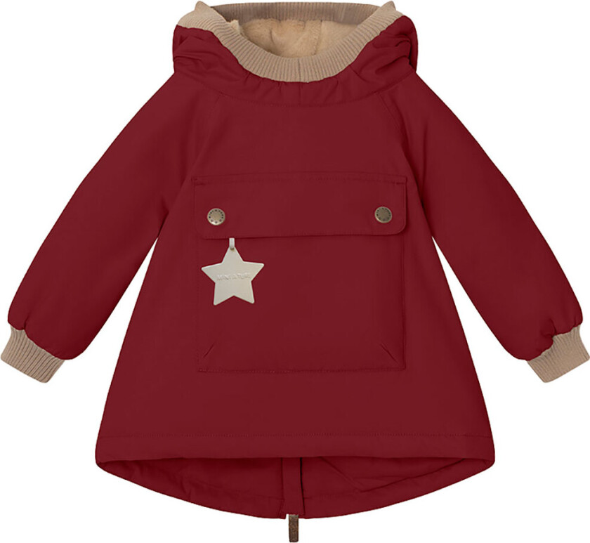 Vinterjakke - Babywen Fleece - Rød Marlot - - 1½ år (86) - Vinterjakke