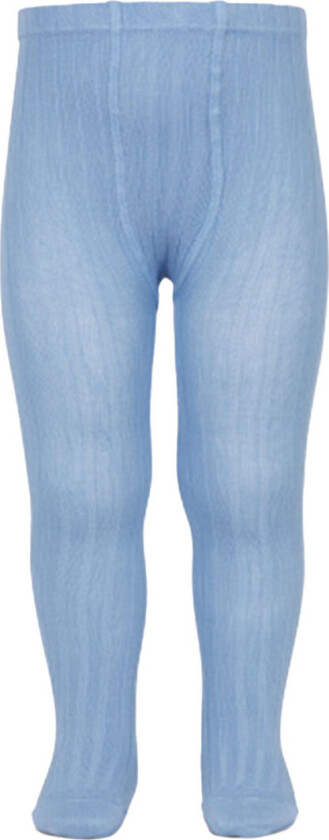 Strømpebukser - Rib - Blå - - 3-6 md - Strømpebukser