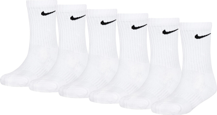 Sokker - Polstret - Dri-Fit - 6-pack - Hvit - - 23,5/27 - Sokker