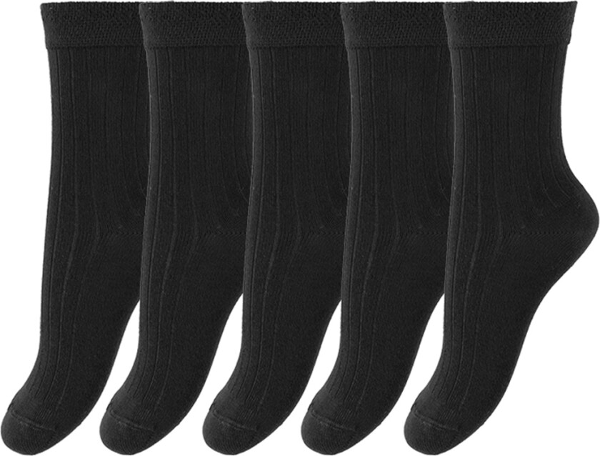 Minipop Sokker - Bambus - 5-pack - Svart - MiniPop - 23/26 - Sokker