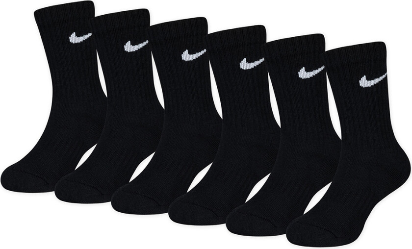 Sokker - Polstret - Dri-Fit - 6-pack - Svart - - 23,5/27 - Sokker