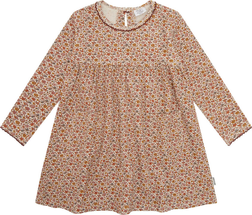 Kjole - Vaffelstoff - Dilay - Havremelk m. Bloms - - 74 - Kjole