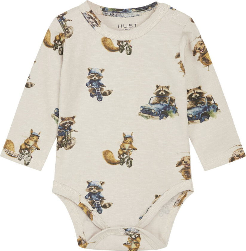 Body L/æ - Billy - Havremelk - - 68 - Langermet Body