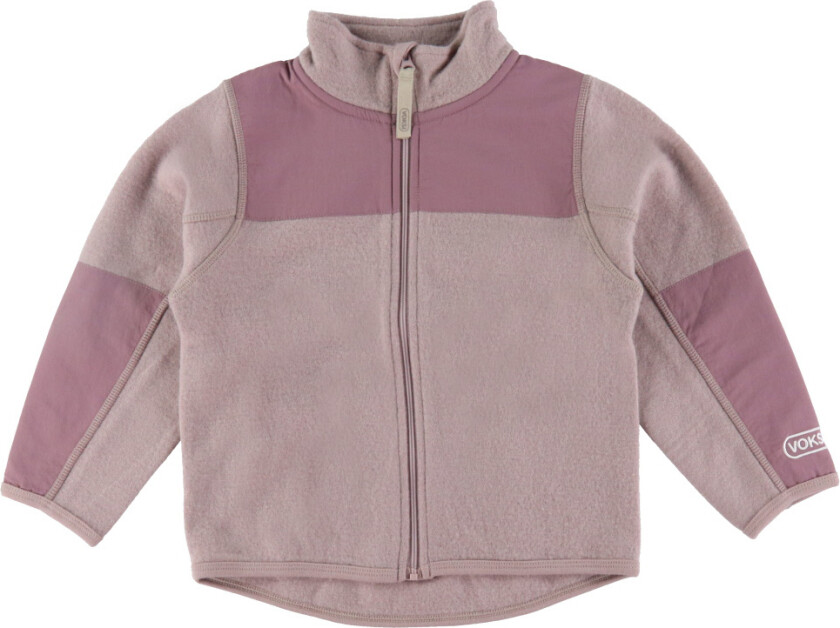 Fleecejakke - Ull - Soft Grape - - 74/80 - Fleecejakke