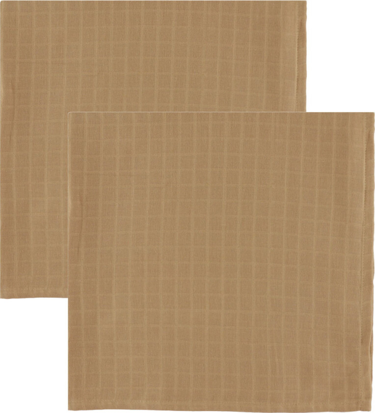 Stoffklutene - 70x70 cm - 2-pack - Honey - - OneSize - Gulpeklut
