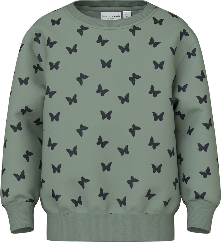 Collegegenser - Noos - NmfDavina - Lily Pad/Sløyfe - - 6 år (116) - Collegegenser