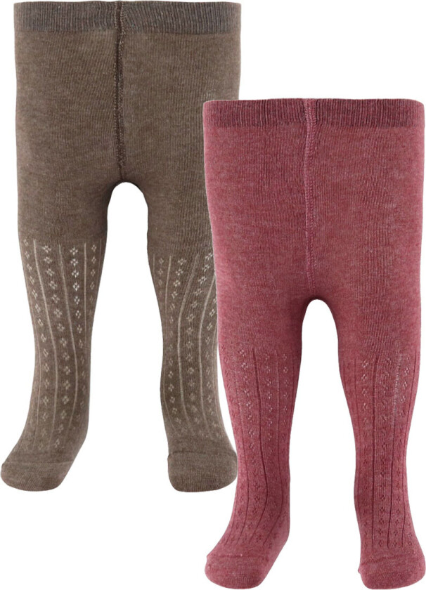 Strømpebukser - 2-pack - Deco Rose - - 56/62 - Strømpebukser