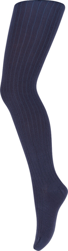 Strømpebukser - Bambus/Ull - Rib - Lenox - Navy - - 70 - Strømpebukser