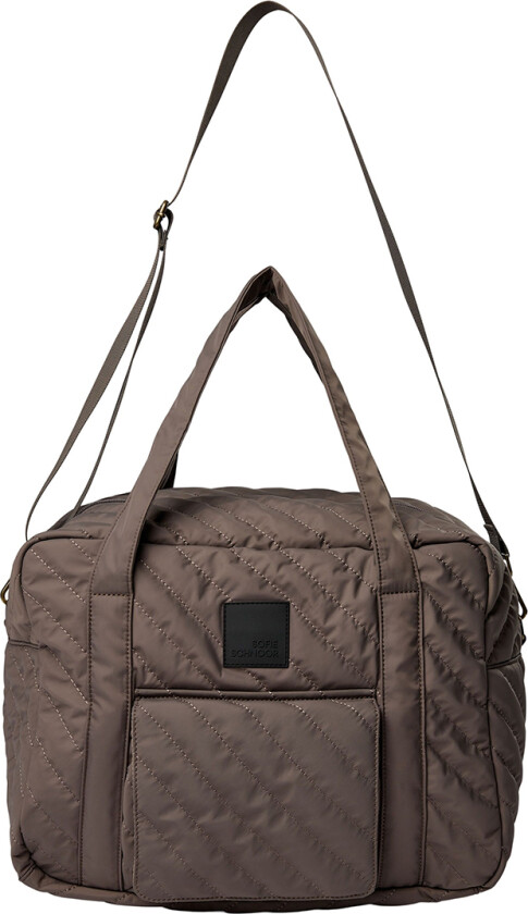 Stelleveske - Quiltet - Dusty Brown - - OneSize - Stellebag