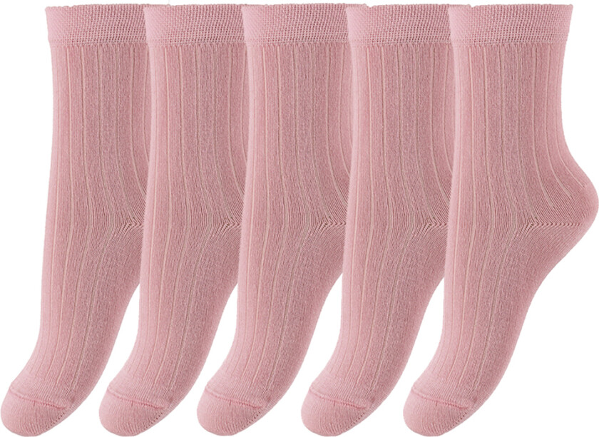 Minipop Sokker - Bambus - 5-pack - Rose - MiniPop - 19/22 - Sokker