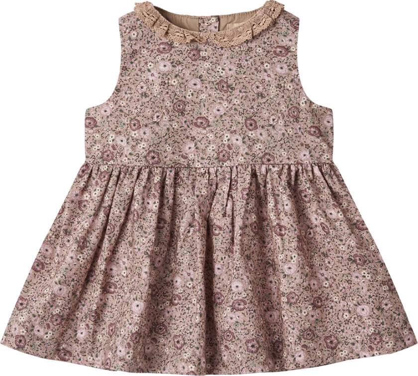 Kjole - Elma - Rose Shadow Blomster - - 1½ år (86) - Kjole