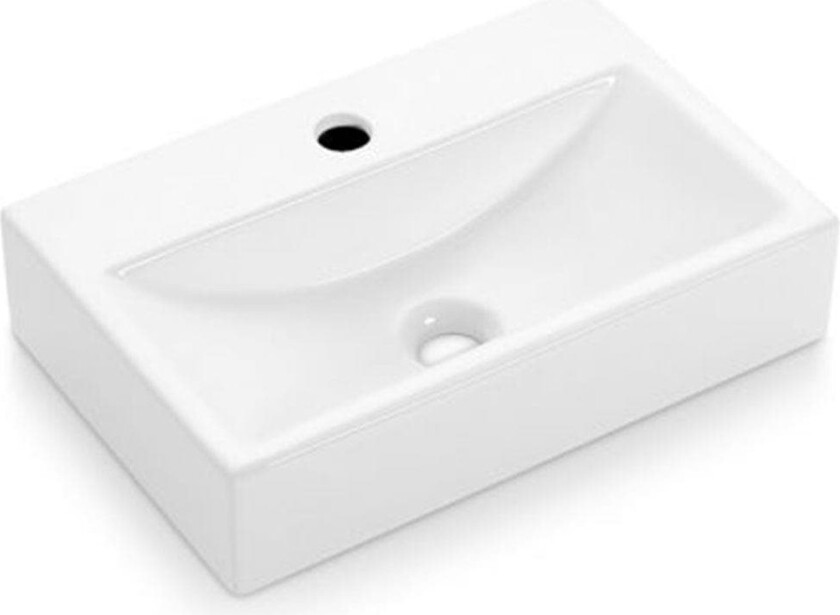 Paris Porselensservant B45xd30cm Hvit