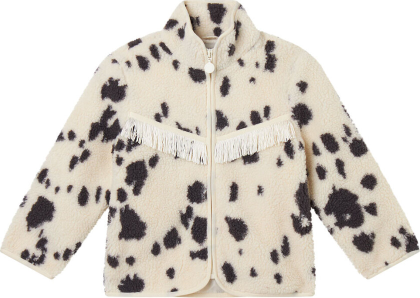 Fleecejakke- Hvit/Kullgrå - - 8 år (128) - Fleecejakke