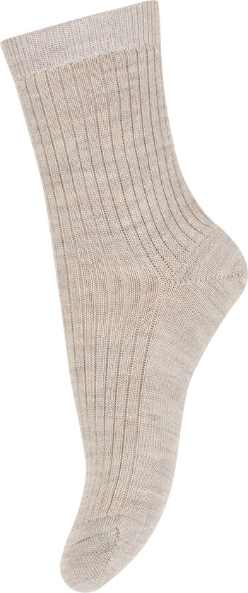 Sokker - Ull - Hilde - Beige Melange - - 33/36 - Sokker