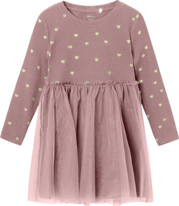 Kjole - Noos - NmfNajda - Deauville Mauve - - 7 år (122) - Kjole
