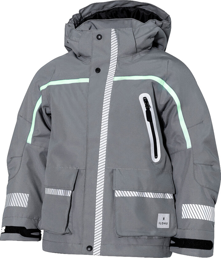 Ildhu Vinterjakke - Norly - Light Grey m. Selvlysende Reflekser - ILDHU - 110 - Vinterjakke