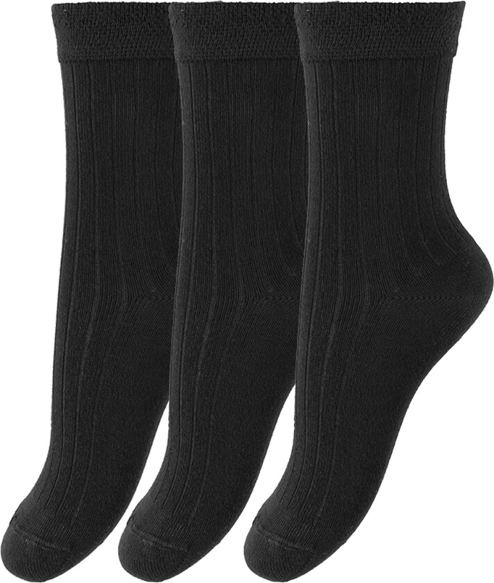 Minipop Sokker - Bambus - 3-pack - Svart - MiniPop - 27/30 - Sokker