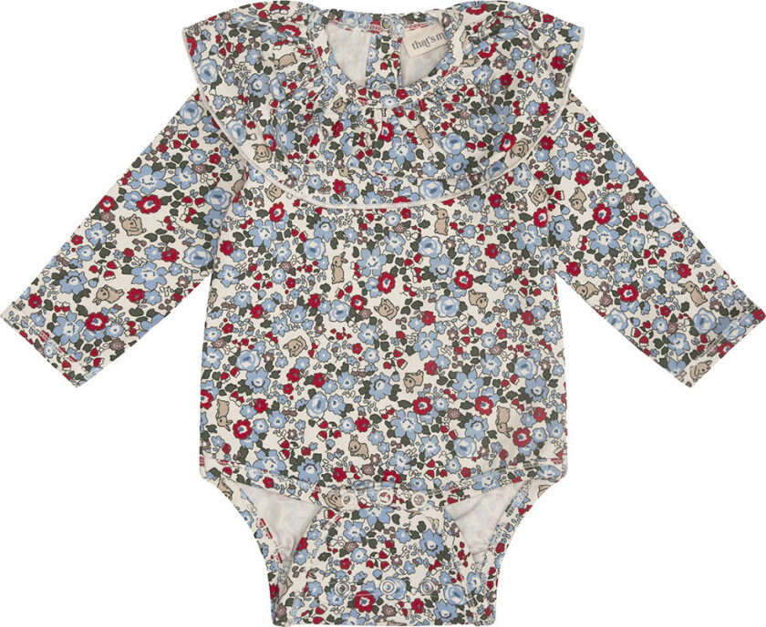 That's Mine Body L/æ - Ella - Flora bunnies rouge - Thats Mine - 56 - Langermet Body