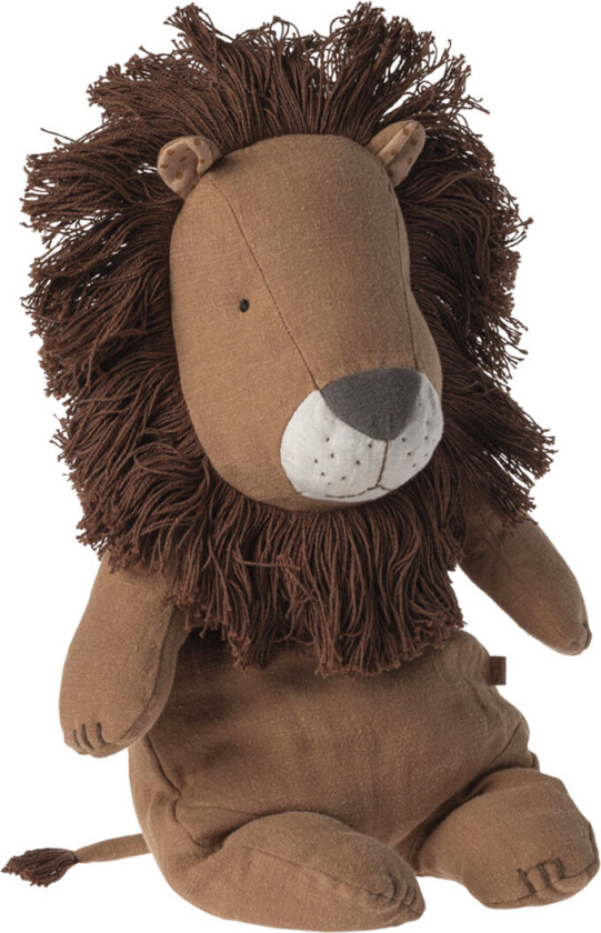 Kosedyr - Safari Friends - Løve - Medium+ - 40 cm - Brun - - OneSize - Kosedyr
