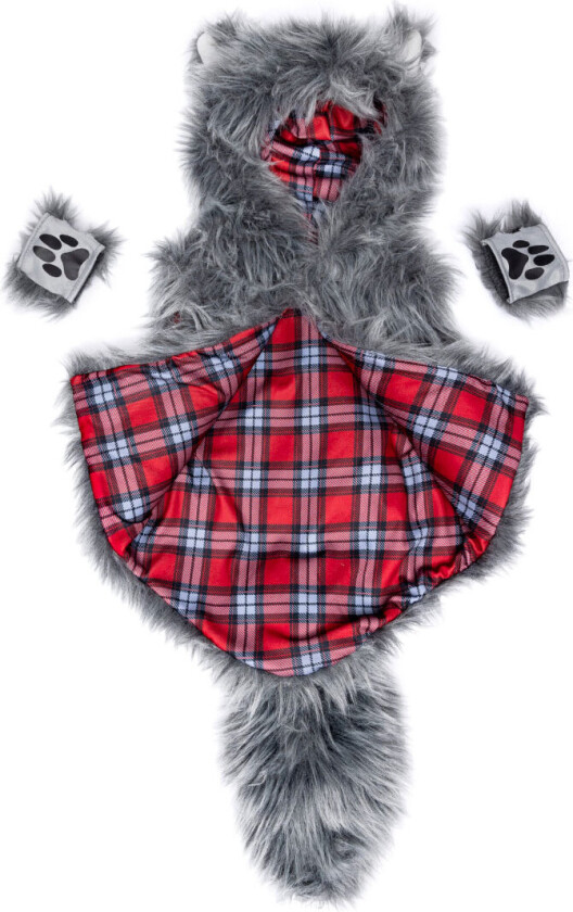 Kostymer - BIG Bad Wolf - Grå - - 3-4 år (98-104) - Kostymer