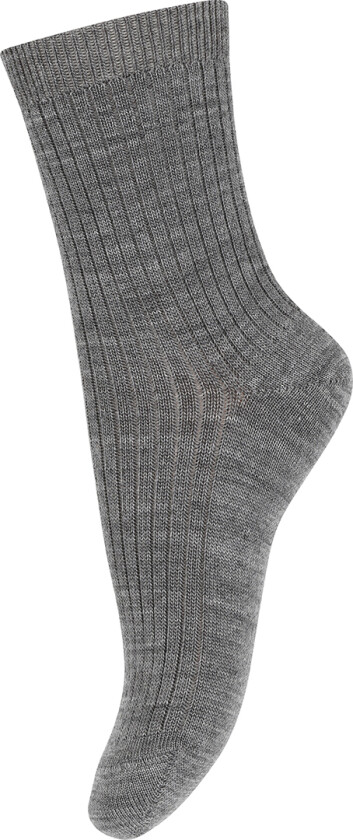 Sokker - Ull - Hilde - Grey Melange - - 33/36 - Sokker