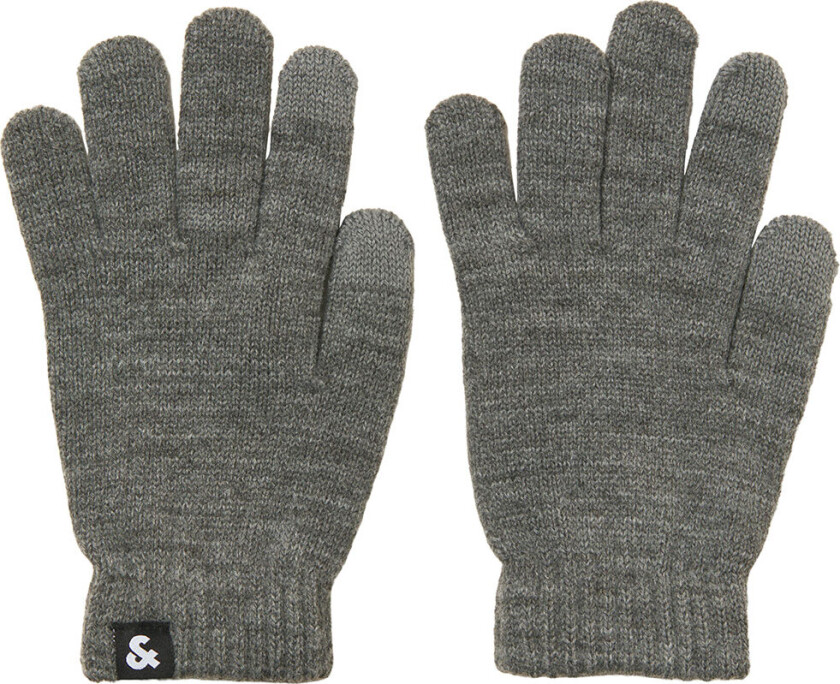Hansker - Strikk - Noos - JacBarry - Grey Melange - - L/XL - Handsker