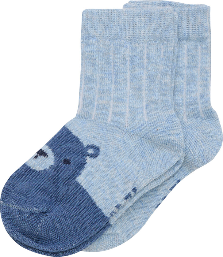 Sokker - Noos - 2-pack - Vinter Sky - - 19/22 - Sokker