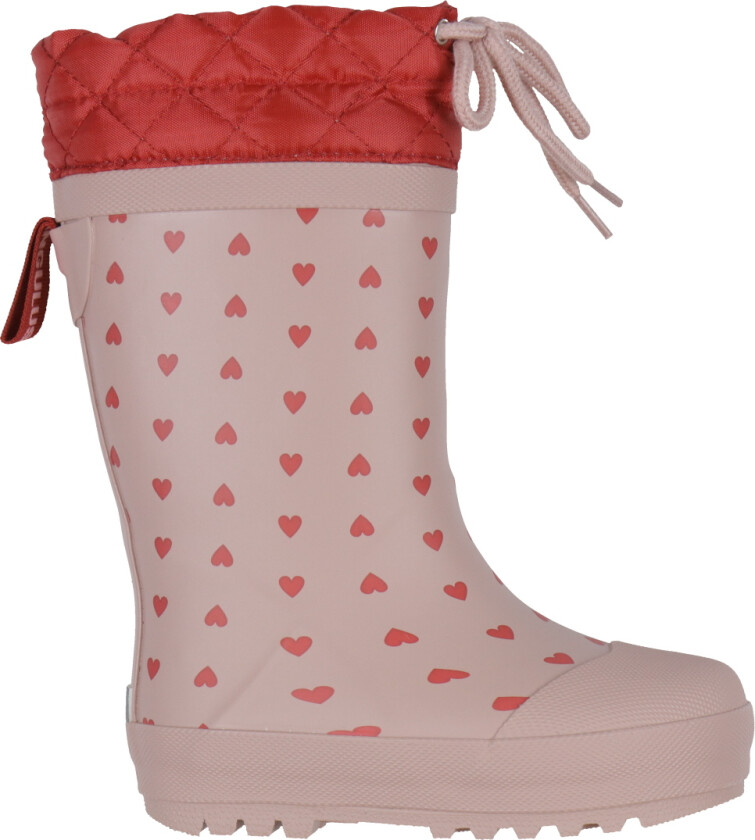 Termostøvler m. Ullfôr - Rose Hearts - - 27 - Gummistøvler