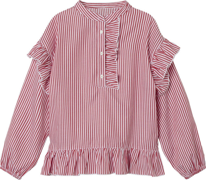 Skjorte - NkfJenne - Tomatpuré - - 6 år (116) - Skjorte